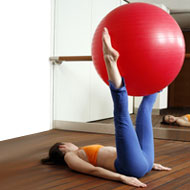 Yoga Ball Poses For Love Handles