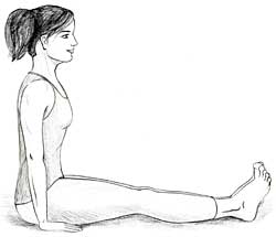 Staff Pose, Dandasana, Staff Pose Yoga, Staff Pose Benefits